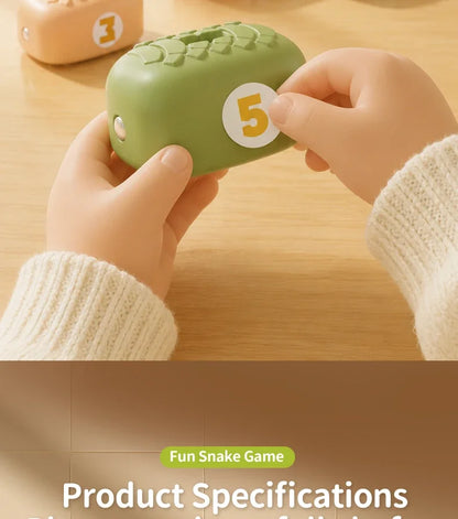 Remote Control Magnetic Eating Snake Toy Greedy Bean Chasing Game RC Car Interactive Educational Toy Children Christmas Gifts